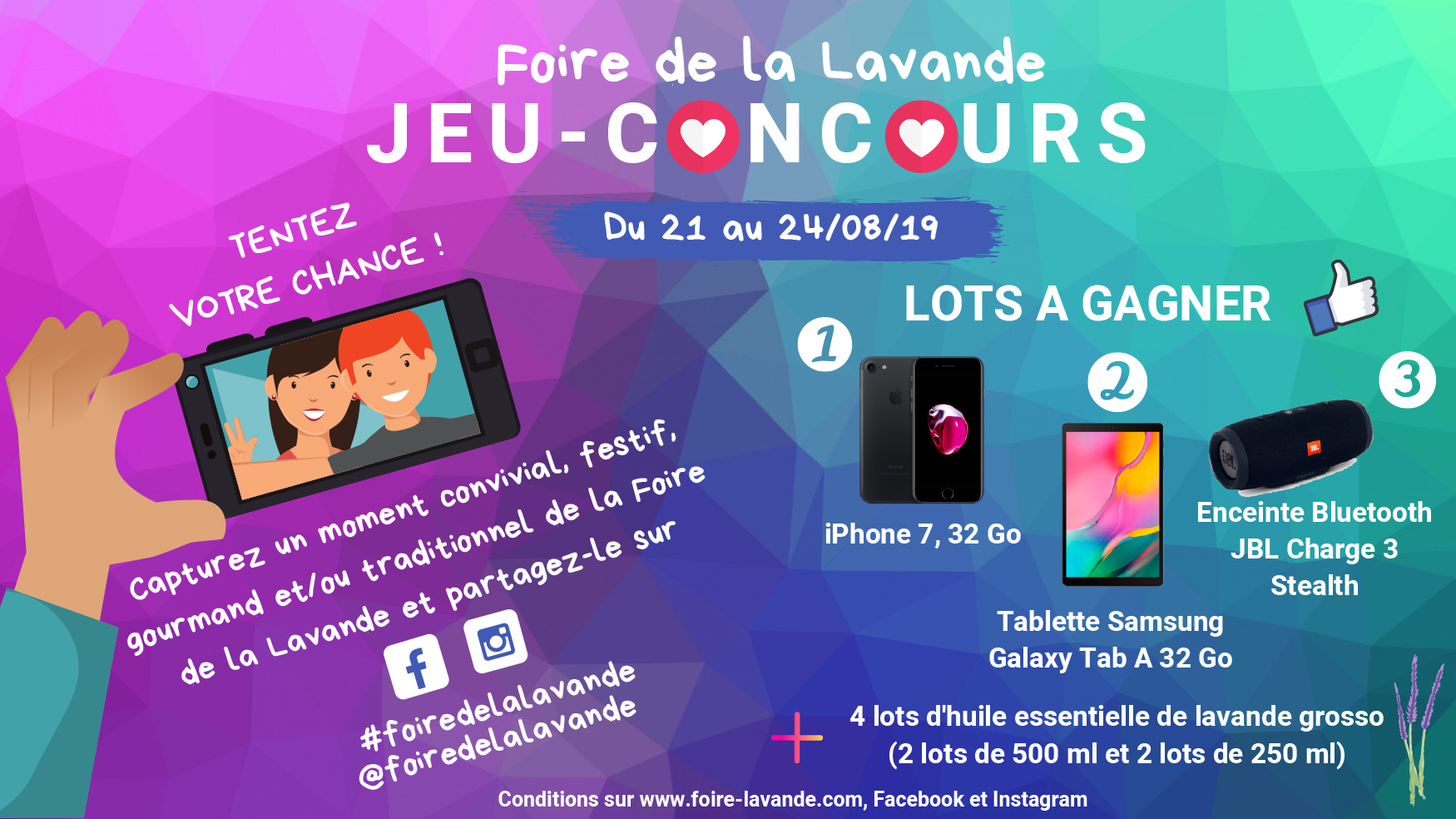 JEU-CONCOURS FOIRE DE LA LAVANDE